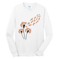 Flower Dandelion Foxes For Fox Lover Fox Tall Long Sleeve T-Shirt