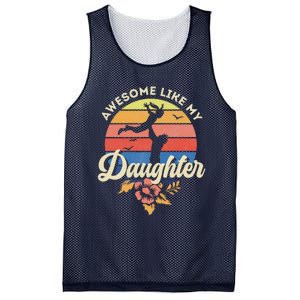 FatherS Day From Daughter Awesome Like My Daughter Mesh Reversible Basketball Jersey Tank