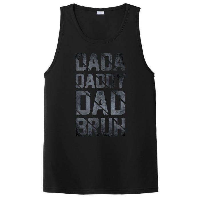 Fathers Day For Dad Funny Dada Daddy Dad Bruh PosiCharge Competitor Tank