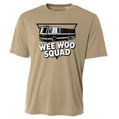 Funny Design For And Adults Wee Woo Squad Fire Truck Cooling Performance Crew T-Shirt