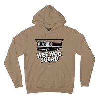 Funny Design For And Adults Wee Woo Squad Fire Truck Hoodie