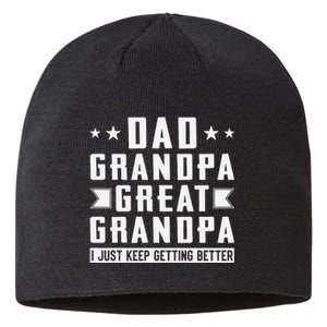 Fathers Day From Grandkids Dad Grandpa Great Grandpa Sustainable Beanie