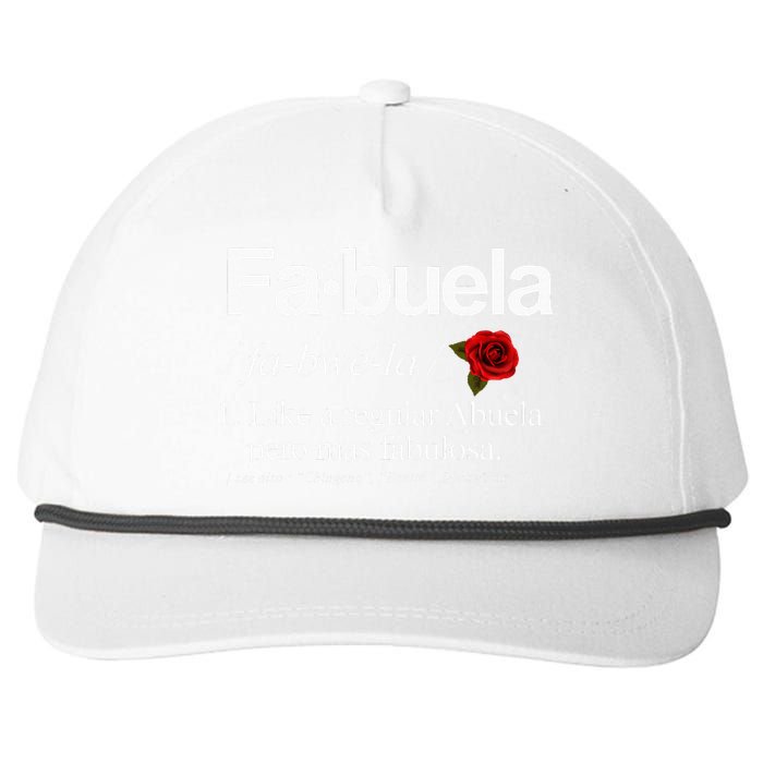 Fabuela Definiton Snapback Five-Panel Rope Hat