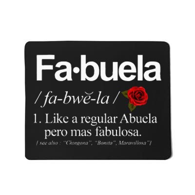 Fabuela Definiton Mousepad