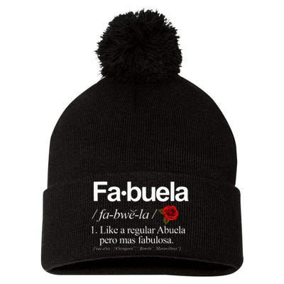 Fabuela Definiton Pom Pom 12in Knit Beanie