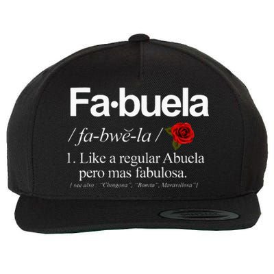 Fabuela Definiton Wool Snapback Cap