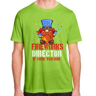 Fireworks Director Funny 4th Of July Gnome Firework Director Cute Gift Adult ChromaSoft Performance T-Shirt