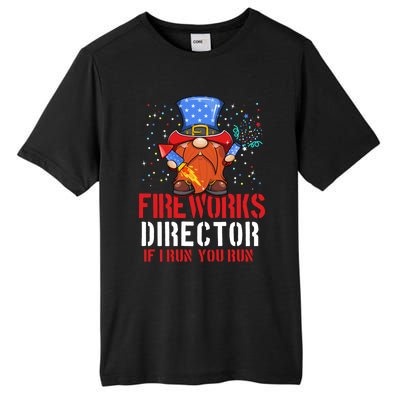 Fireworks Director Funny 4th Of July Gnome Firework Director Cute Gift Tall Fusion ChromaSoft Performance T-Shirt