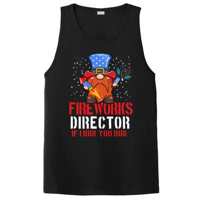 Fireworks Director Funny 4th Of July Gnome Firework Director Cute Gift PosiCharge Competitor Tank