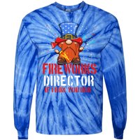 Fireworks Director Funny 4th Of July Gnome Firework Director Cute Gift Tie-Dye Long Sleeve Shirt