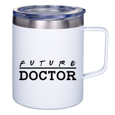 Future Doctor 12oz Stainless Steel Coffee Mug