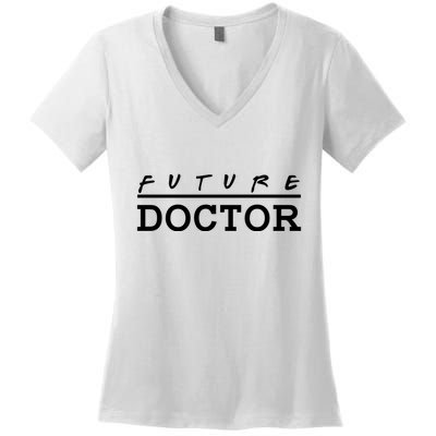 Future Doctor Women's V-Neck T-Shirt