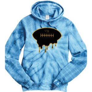 Football Drip Tie Dye Hoodie