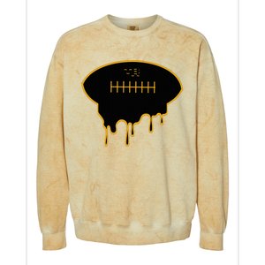 Football Drip Colorblast Crewneck Sweatshirt