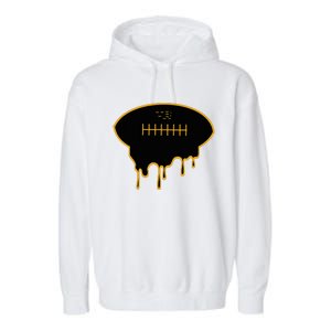 Football Drip Garment-Dyed Fleece Hoodie