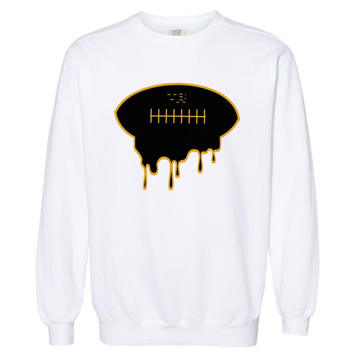 Football Drip Garment-Dyed Sweatshirt