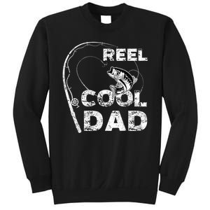 Fathers Day Funny Fisherman Reel Cool Dad Fishing Lover Sweatshirt