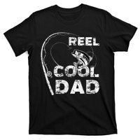 Fathers Day Funny Fisherman Reel Cool Dad Fishing Lover T-Shirt