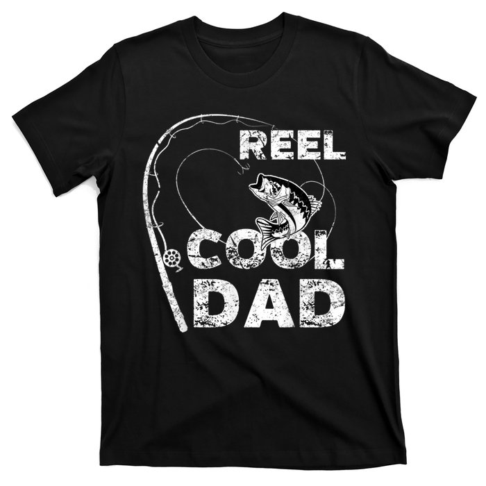 Fathers Day Funny Fisherman Reel Cool Dad Fishing Lover T-Shirt