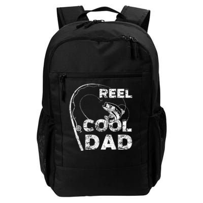 Fathers Day Funny Fisherman Reel Cool Dad Fishing Lover Daily Commute Backpack