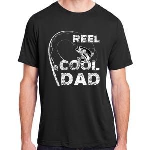 Fathers Day Funny Fisherman Reel Cool Dad Fishing Lover Adult ChromaSoft Performance T-Shirt