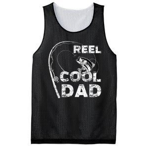 Fathers Day Funny Fisherman Reel Cool Dad Fishing Lover Mesh Reversible Basketball Jersey Tank