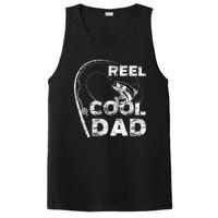 Fathers Day Funny Fisherman Reel Cool Dad Fishing Lover PosiCharge Competitor Tank