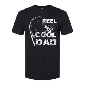 Fathers Day Funny Fisherman Reel Cool Dad Fishing Lover Softstyle CVC T-Shirt