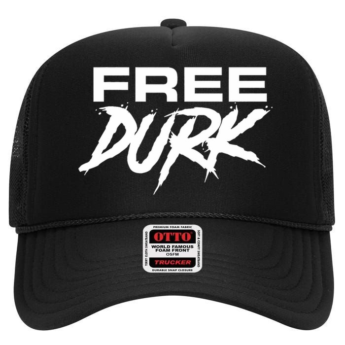 Free Durk Free Durkio Free Durk Free Durkio High Crown Mesh Back Trucker Hat