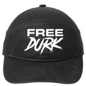 Free Durk Free Durkio Free Durk Free Durkio 7-Panel Snapback Hat