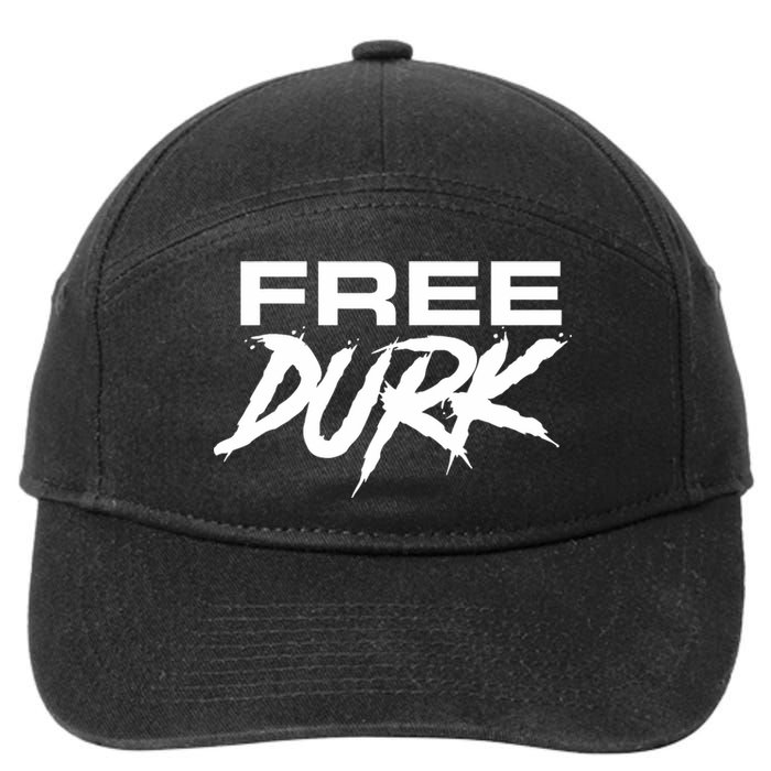 Free Durk Free Durkio Free Durk Free Durkio 7-Panel Snapback Hat