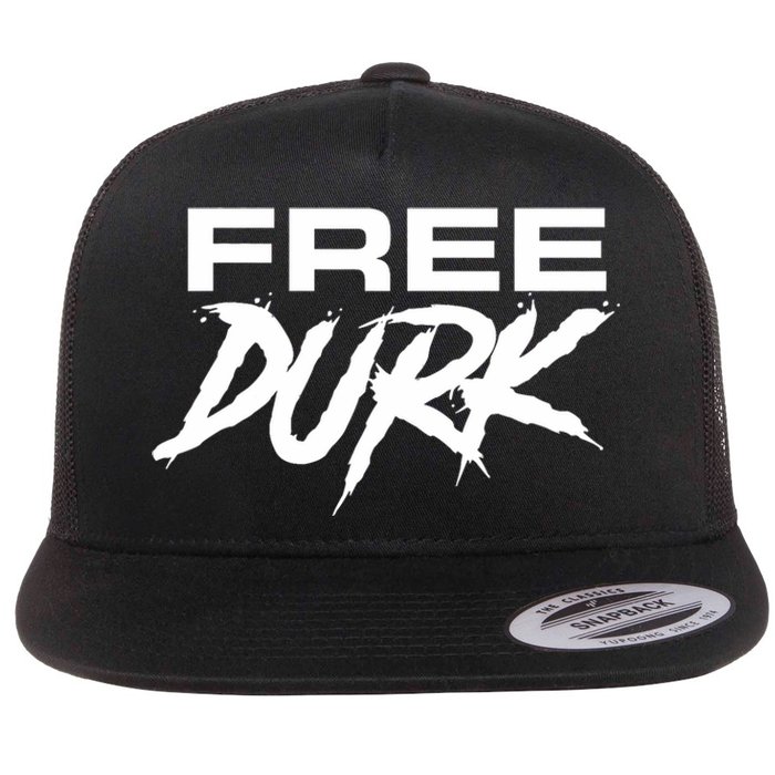 Free Durk Free Durkio Free Durk Free Durkio Flat Bill Trucker Hat