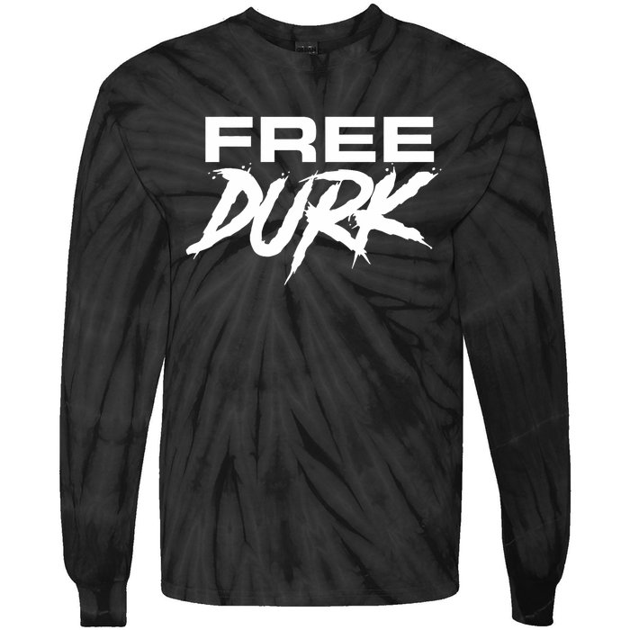 Free Durk Free Durkio Free Durk Free Durkio Tie-Dye Long Sleeve Shirt