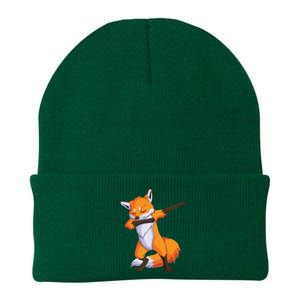 Fox Dabbing Fox Funny Animal Foxes Lover Knit Cap Winter Beanie