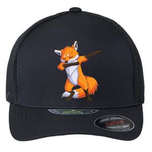 Fox Dabbing Fox Funny Animal Foxes Lover Flexfit Unipanel Trucker Cap