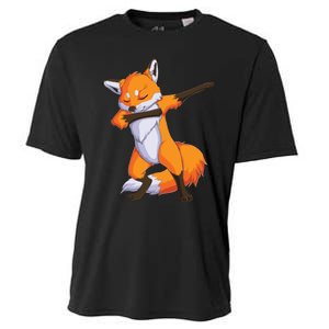 Fox Dabbing Fox Funny Animal Foxes Lover Cooling Performance Crew T-Shirt