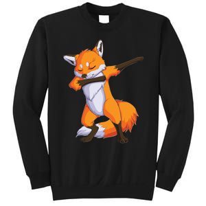 Fox Dabbing Fox Funny Animal Foxes Lover Sweatshirt