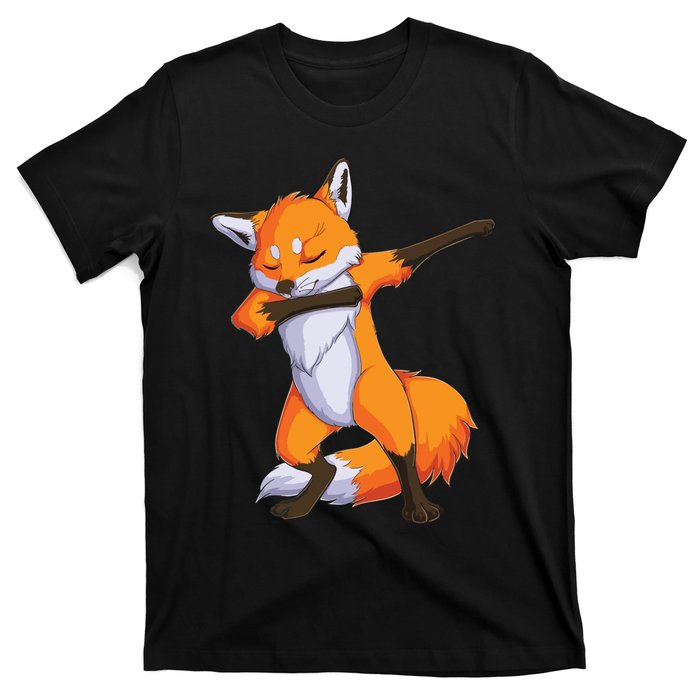 Fox Dabbing Fox Funny Animal Foxes Lover T-Shirt