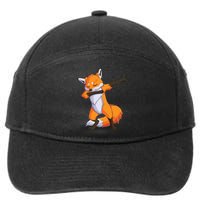 Fox Dabbing Fox Funny Animal Foxes Lover 7-Panel Snapback Hat