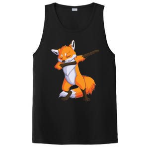 Fox Dabbing Fox Funny Animal Foxes Lover PosiCharge Competitor Tank