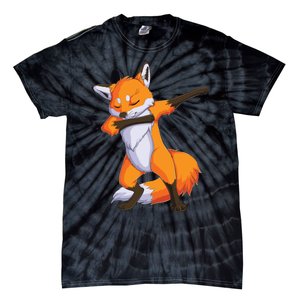 Fox Dabbing Fox Funny Animal Foxes Lover Tie-Dye T-Shirt