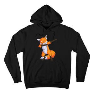 Fox Dabbing Fox Funny Animal Foxes Lover Tall Hoodie