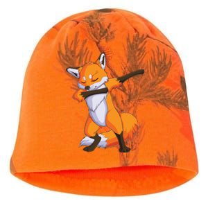 Fox Dabbing Fox Funny Animal Foxes Lover Kati - Camo Knit Beanie