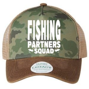 Fishing Dad Funny Gift Of Son Daughter Family Team Fishing Squad Great Gift Legacy Tie Dye Trucker Hat