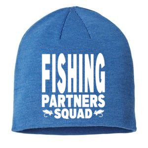 Fishing Dad Funny Gift Of Son Daughter Family Team Fishing Squad Great Gift Sustainable Beanie