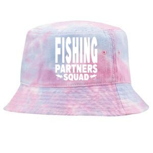 Fishing Dad Funny Gift Of Son Daughter Family Team Fishing Squad Great Gift Tie-Dyed Bucket Hat