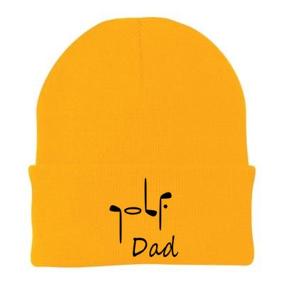 Father's Day Funny Golf Dad Golf Lover Gift For Dad Knit Cap Winter Beanie