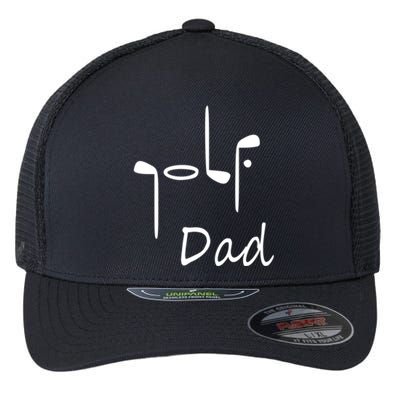 Father's Day Funny Golf Dad Golf Lover Gift For Dad Flexfit Unipanel Trucker Cap