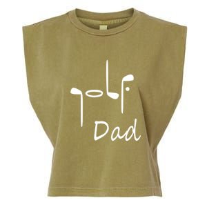 Father's Day Funny Golf Dad Golf Lover Gift For Dad Garment-Dyed Women's Muscle Tee