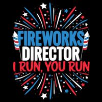 Fireworks Director Funny 4th of July Firework Director Backpack